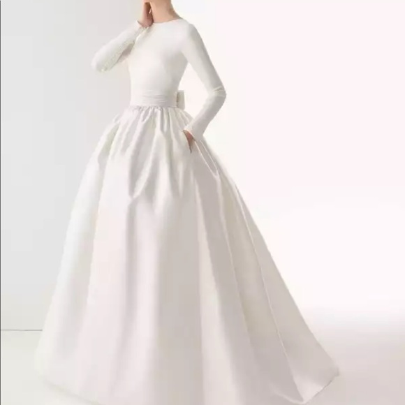 Dresses & Skirts - Custom Muslim LDS Modest longsleeved wedding gown